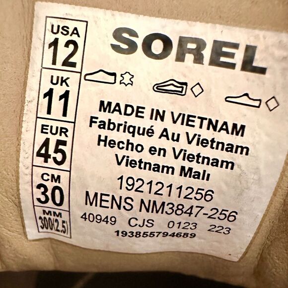 Sorel Men's Madison Waterproof Leather Chukka Boots Size 12 Brown - Picture 8 of 11